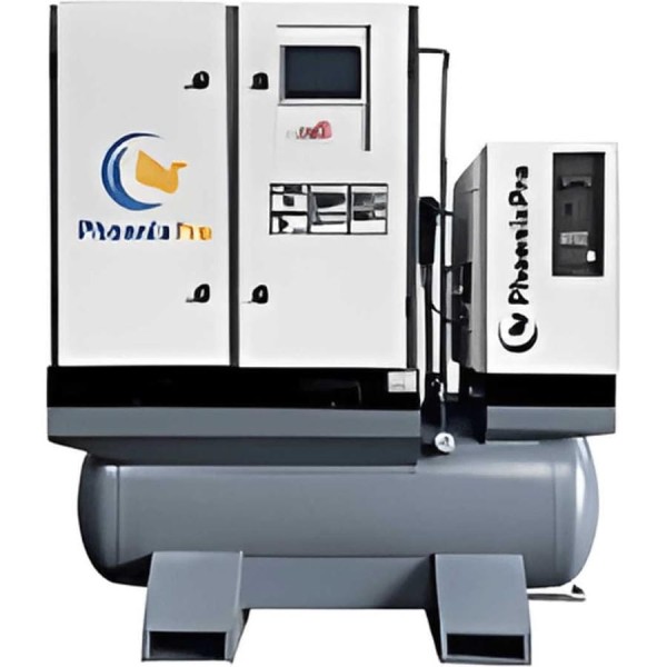 Винтовой компрессор (22kw,8bar,VSD ,IP23 Motor, 4in1, 400L ресивер, 3 фильтра) PhoenixPro LP22PM-D 8RAT