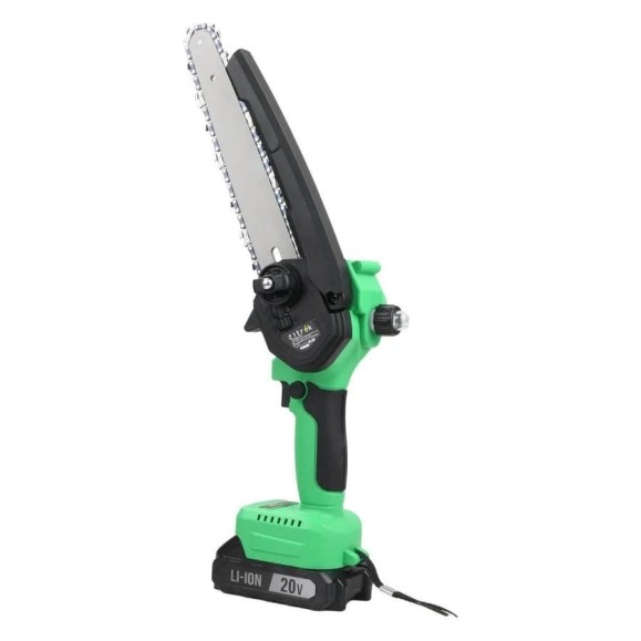 Цепная аккумуляторная пила Zitrek GreenSaw 20 Extra power 20 В, 4,0 Ач Li-ion аккумулятор 1 шт, ЗУ 082-1851-1 Цепная аккумуляторная пила Zitrek GreenSaw 20 Extra power 20 В, 4,0 Ач Li-ion аккумулятор 1 шт, ЗУ 082-1851-1