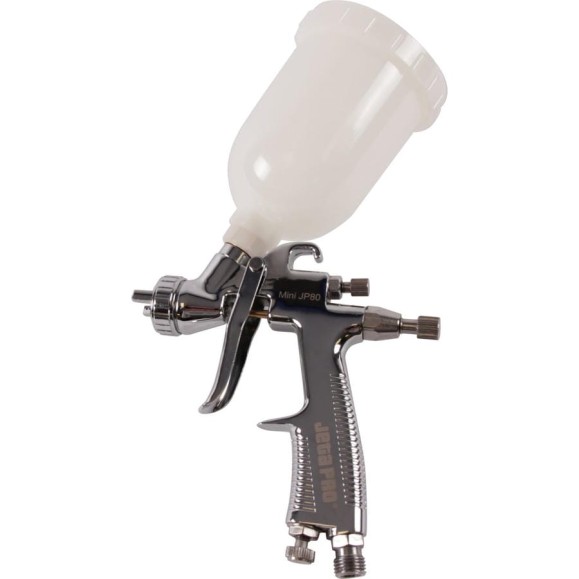 Миникраскопульт Jeta PRO mini jp80 lvmp профессиональный, сопло 1.2 мм, верхний бачок пластик 0.25 л JP80/12 LVMP Миникраскопульт Jeta PRO mini jp80 lvmp профессиональный, сопло 1.2 мм, верхний бачок пластик 0.25 л JP80/12 LVMP