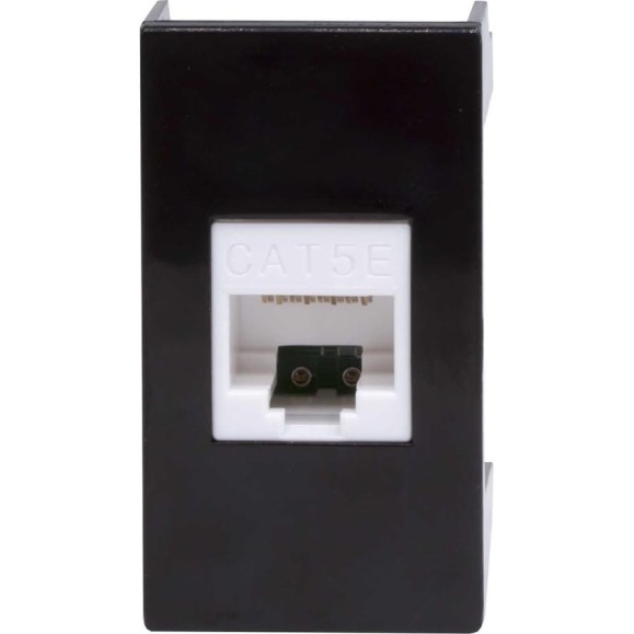 Розетка DKC RJ 45, кат.5E, Viva, 1 модуль,черн, 1 шт. 45238 Розетка DKC RJ 45, кат.5E, Viva, 1 модуль,черн, 1 шт. 45238