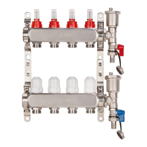 Коллекторная группа AV Engineering AVE136, 4 вых., AVE13600104Kplus