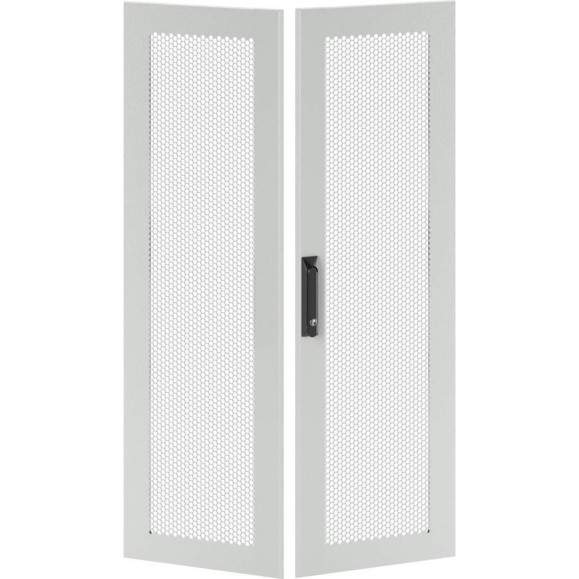 Дверь DKC перфорированная двухстворчатая для IT CQE 2000x600 RAL7035 1 ШТ RGITCPMD2060 Дверь DKC перфорированная двухстворчатая для IT CQE 2000x600 RAL7035 1 ШТ RGITCPMD2060