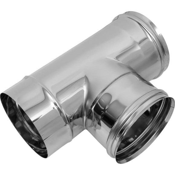 Тройник Ferrum Д 90 гр, 0.5 мм, ф150 f4509 Тройник Ferrum Д 90 гр, 0.5 мм, ф150 f4509