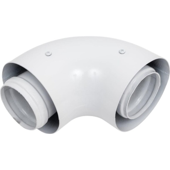Отвод коаксиальный KRATS 60/100, Bosch, Buderus, Navien S/C/E, Baxi ECO Nova/Classic, Federica Bugatti, Baltur, Лемакс, Fondital и др. в комплекте фланец K-02F Отвод коаксиальный KRATS 60/100, Bosch, Buderus, Navien S/C/E, Baxi ECO Nova/Classic, Federica Bugatti, Baltur, Лемакс, Fondital и др. в комплекте фланец K-02F