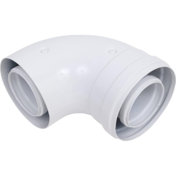 Колено подключения 90° диаметр 60/100 El, Bs, F, NF, U Royal Thermo НС-1012771 Колено подключения 90° диаметр 60/100 El, Bs, F, NF, U Royal Thermo НС-1012771