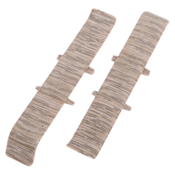 Соединитель для плинтуса DECONIKA (85 мм; 215 Дуб снежный; 2 шт.) Д-П85-С-Ф2 215 ДУБ СНЖ
