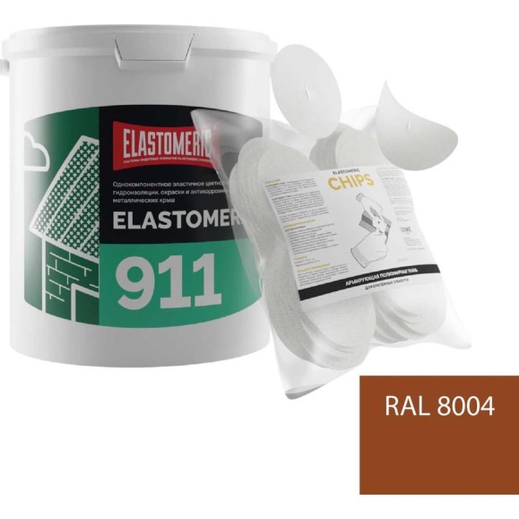 Ремкомплект для гидроизоляции и ремонта кровли Elastomeric Systems 911, 3 кг, терракотовый и Chips 50 шт. 911_8004_3kg_krug_7 Ремкомплект для гидроизоляции и ремонта кровли Elastomeric Systems 911, 3 кг, терракотовый и Chips 50 шт. 911_8004_3kg_krug_7