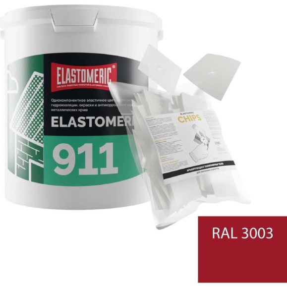 Ремкомплект для гидроизоляции и ремонта кровли Elastomeric Systems 911, 6 кг, красный и Chips 50 шт. 911_3003_6kg_kvadrat_9х9 Ремкомплект для гидроизоляции и ремонта кровли Elastomeric Systems 911, 6 кг, красный и Chips 50 шт. 911_3003_6kg_kvadrat_9х9
