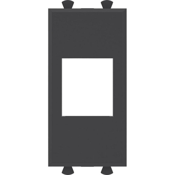 Адаптер DKC без шторки, для Keystone, Avanti, Черный матовый, 1 модуль, 1 шт. 4412211 Адаптер DKC без шторки, для Keystone, Avanti, Черный матовый, 1 модуль, 1 шт. 4412211