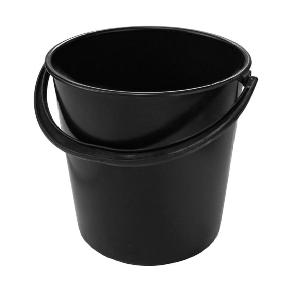 Ведро Пластматика 10 л, черное 93207644