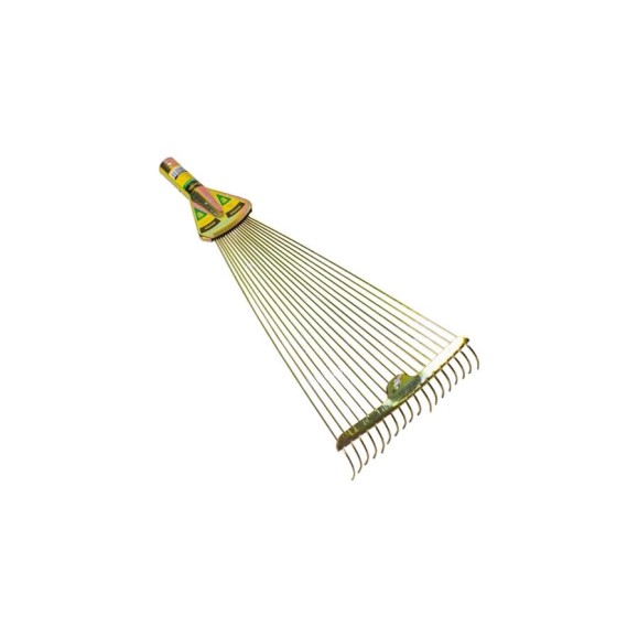 Грабли веерные GRASSMAN 18 зубые раздвижные, углеродная сталь 50x49 см 1/36 024079