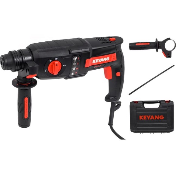 Перфоратор SDS-plus KEYANG HD26-2T 850 Вт, 2,5 Дж, 5140 уд/мин Перфоратор SDS-plus KEYANG HD26-2T 850 Вт, 2,5 Дж, 5140 уд/мин