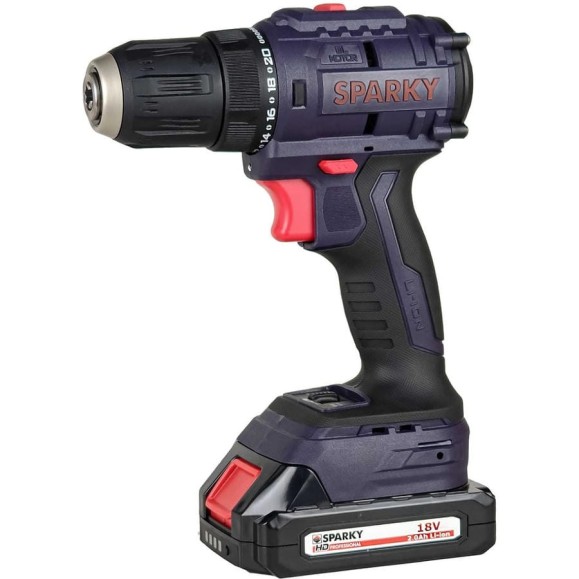 Аккумуляторная дрель-шуруповерт SPARKY BR2 18Li-C HD BL 14000197157