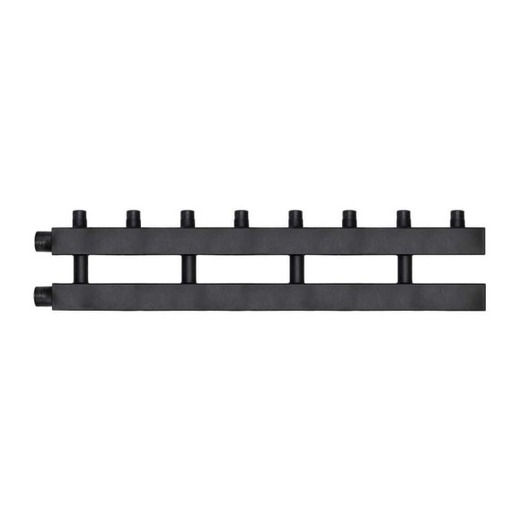 Коллектор для котла 1 1/2" × 1" наружная резьба 125 мм дублер 4 контура Millennium MKD25140.4M Коллектор для котла 1 1/2" × 1" наружная резьба 125 мм дублер 4 контура Millennium MKD25140.4M