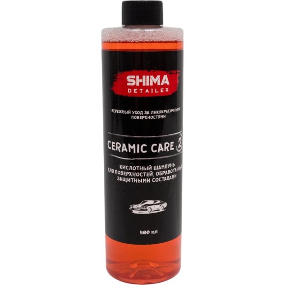 Автошампунь для керамических лаков DETAILER CERAMIC CARE 500 мл SHIMA 4634444147999 Автошампунь для керамических лаков DETAILER CERAMIC CARE 500 мл SHIMA 4634444147999