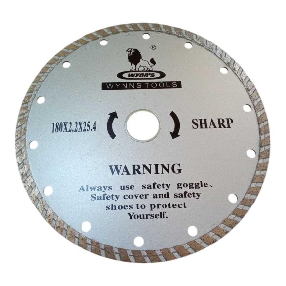 Диск отрезной алмазный турбо WYNNS 180х2.2х25.4/22мм W0267/ Tools 00000019889 Диск отрезной алмазный турбо WYNNS 180х2.2х25.4/22мм W0267/ Tools 00000019889