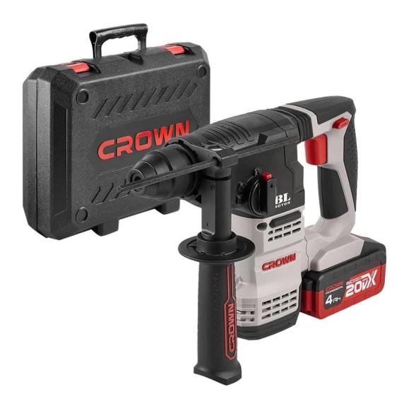 Аккумуляторный перфоратор CROWN CT28001HX-4 BMC Аккумуляторный перфоратор CROWN CT28001HX-4 BMC