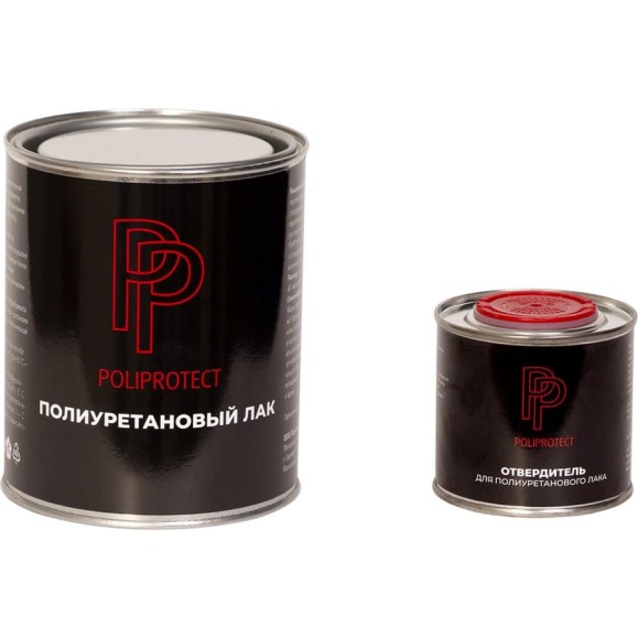 Лак полиуретановый POLIPROTECT 2К матовый комплект 770 г + 230 г 1РРЛПМ Лак полиуретановый POLIPROTECT 2К матовый комплект 770 г + 230 г 1РРЛПМ