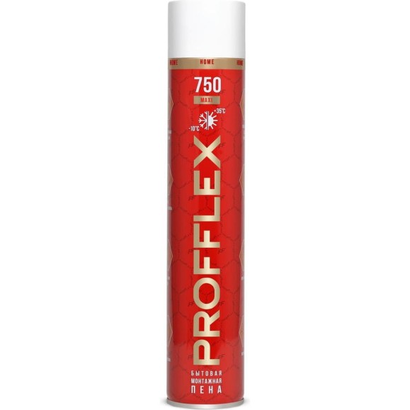 Монтажная пена PROFFLEX 750 MAXI бытовая 70237 Монтажная пена PROFFLEX 750 MAXI бытовая 70237