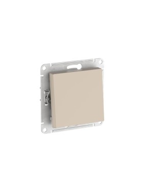 1-клавишный переключатель Systeme Electric ATLASDESIGN, сх.6, 10АХ, мех., быстрозажим. клем., ПЕСОЧНЫЙ ATN001261S