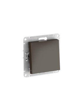 1-клавишный переключатель Systeme Electric ATLASDESIGN, сх.6, 10АХ, мех., быстрозажим. клем., МОККО ATN000661S