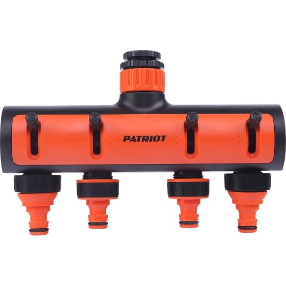 Распределитель Patriot WTA 4, 4 канала, пластик, 1/2-3/4-1 777001189 Распределитель Patriot WTA 4, 4 канала, пластик, 1/2-3/4-1 777001189
