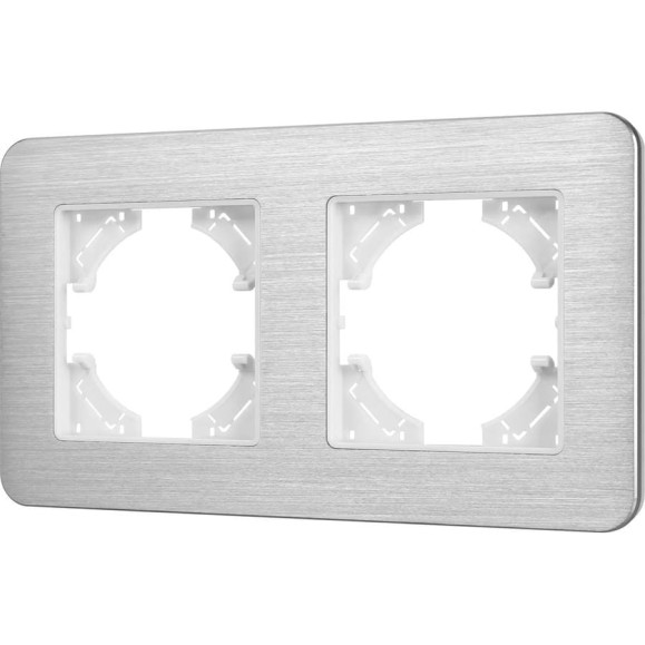Рамка Arlight FRM-AKIRY-AL-2-SR алюминиевая, 1шт 0 049724 Рамка Arlight FRM-AKIRY-AL-2-SR алюминиевая, 1шт 0 049724