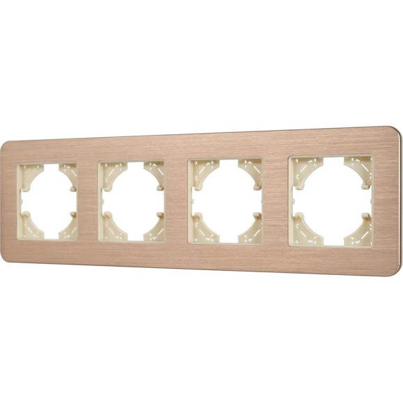 Рамка Arlight FRM-AKIRY-AL-4-GD алюминиевая, 1шт 0 049733 Рамка Arlight FRM-AKIRY-AL-4-GD алюминиевая, 1шт 0 049733