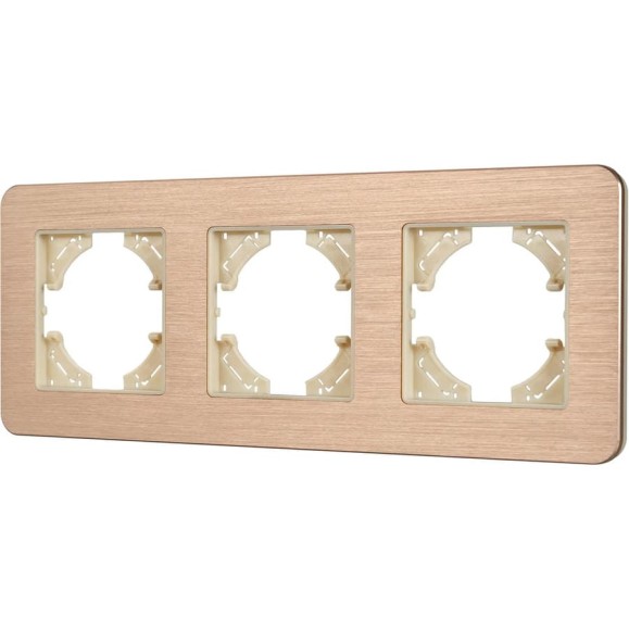 Рамка Arlight FRM-AKIRY-AL-3-GD алюминиевая, 1шт 0 049730 Рамка Arlight FRM-AKIRY-AL-3-GD алюминиевая, 1шт 0 049730