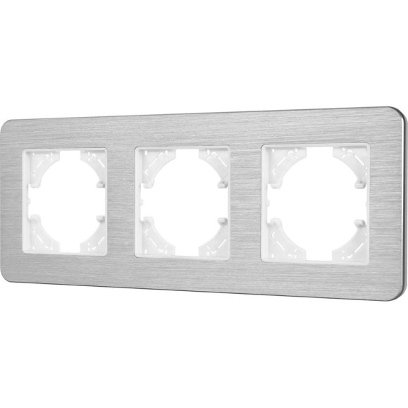 Рамка Arlight FRM-AKIRY-AL-3-SR алюминиевая, 1шт 0 049728 Рамка Arlight FRM-AKIRY-AL-3-SR алюминиевая, 1шт 0 049728
