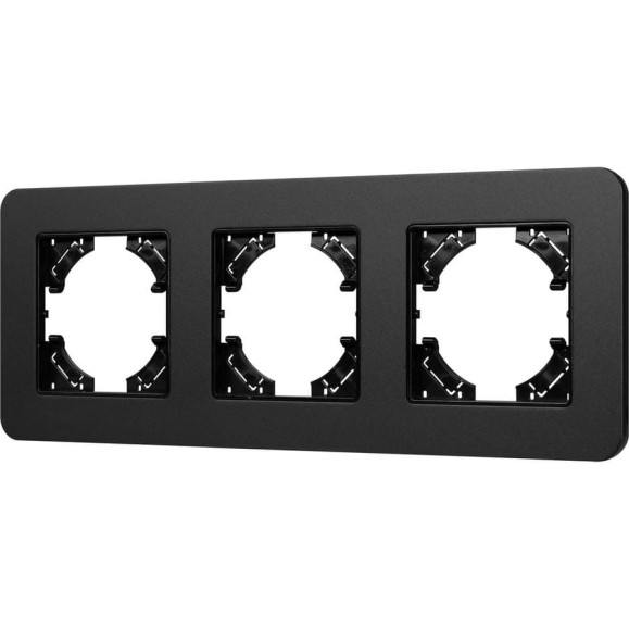 Рамка Arlight FRM-AKIRY-SFAL-3-BK алюминиевая, 1шт 0 049741 Рамка Arlight FRM-AKIRY-SFAL-3-BK алюминиевая, 1шт 0 049741