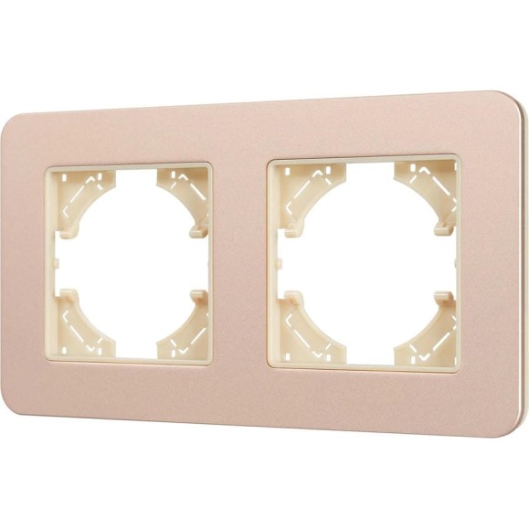 Рамка Arlight FRM-AKIRY-SFAL-2-GD алюминиевая, 1шт 0 049739 Рамка Arlight FRM-AKIRY-SFAL-2-GD алюминиевая, 1шт 0 049739