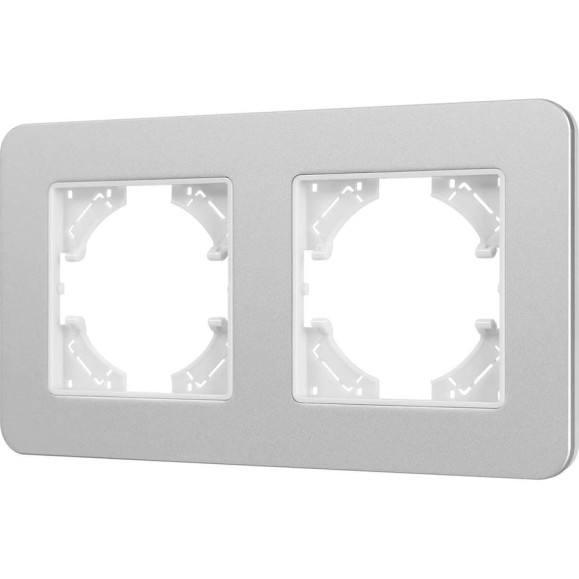 Рамка Arlight FRM-AKIRY-SFAL-2-SR алюминиевая, 1шт 0 049737 Рамка Arlight FRM-AKIRY-SFAL-2-SR алюминиевая, 1шт 0 049737