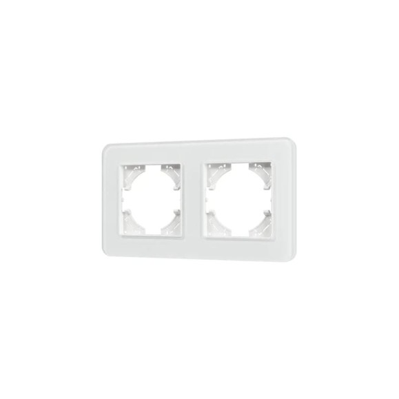 Рамка стеклянная Arlight FRM-OMALI-GS-2-WH 1шт 0 049692
