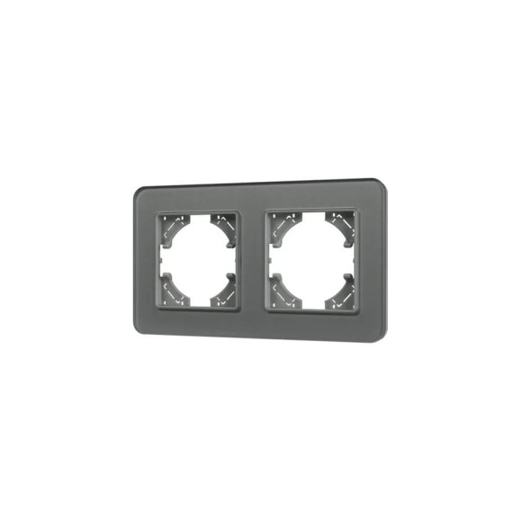 Рамка стеклянная Arlight FRM-OMALI-GS-2-GR 1шт 0 049694