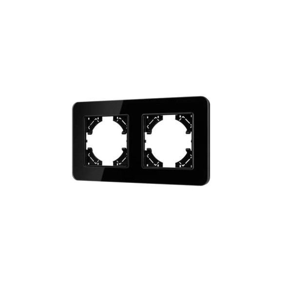 Рамка стеклянная Arlight FRM-OMALI-GS-2-BK 1шт 0 049693