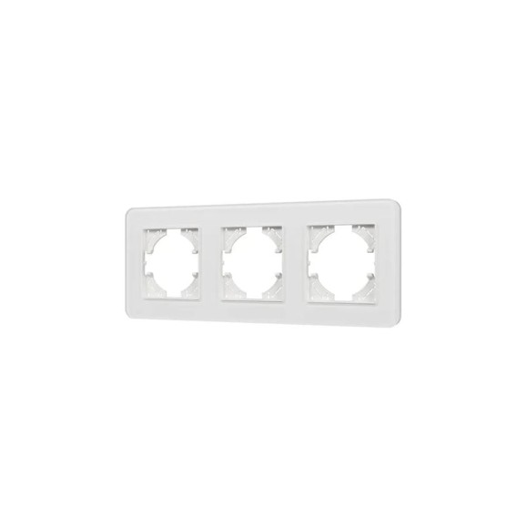 Рамка стеклянная Arlight FRM-OMALI-GS-3-WH 1шт 0 049696