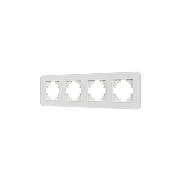 Рамка стеклянная Arlight FRM-OMALI-SFGS-4-WH 1шт 0 049716