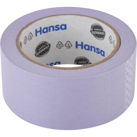Малярная лента HANSA Professional из японской рисовой бумаги для деликатных поверхностей, фиолетовая, 48 мм 50 м 702748 Малярная лента HANSA Professional из японской рисовой бумаги для деликатных поверхностей, фиолетовая, 48 мм 50 м 702748