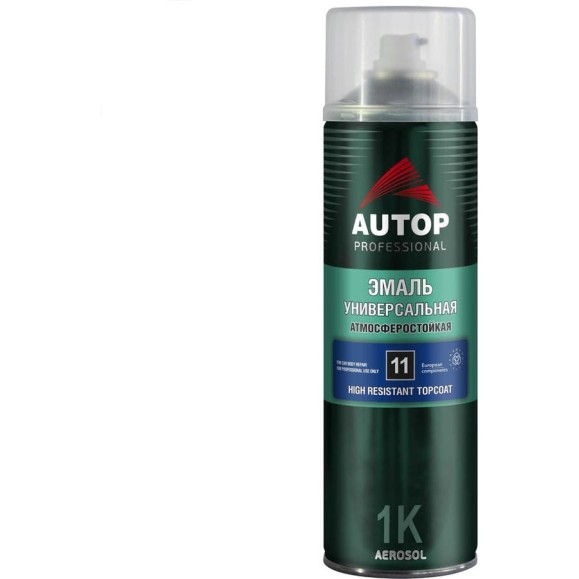 Алкидная эмаль AUTOP Professional №11 базовая, белый глянцевый, аэрозоль 650 мл ATP-A07831