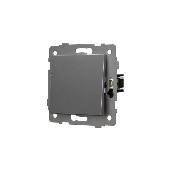 Механизм выключателя одноклавишный проходной Arlight SWT-MKP1-PL-GR-V 1шт 0 049873 Механизм выключателя одноклавишный проходной Arlight SWT-MKP1-PL-GR-V 1шт 0 049873