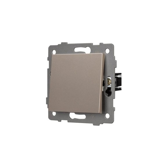 Механизм выключателя одноклавишный проходной Arlight SWT-MKP1-PL-GD-V 1шт 0 049874 Механизм выключателя одноклавишный проходной Arlight SWT-MKP1-PL-GD-V 1шт 0 049874