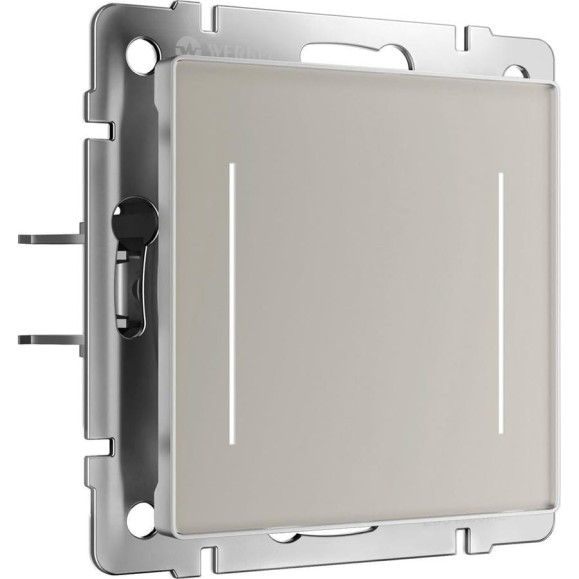 Двухклавишный умный сенсорный выключатель WERKEL W4523641 (дымчатый) a069765