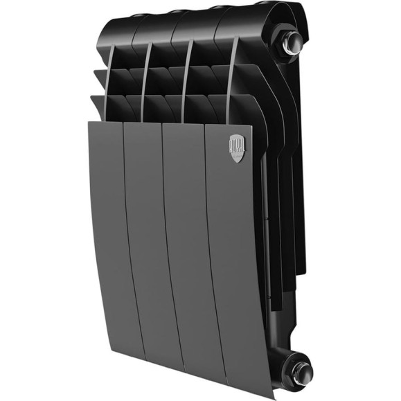 Биметаллический радиатор ROYAL THERMO BILINER B 350 чёрный, 4 секц. НС-1682257