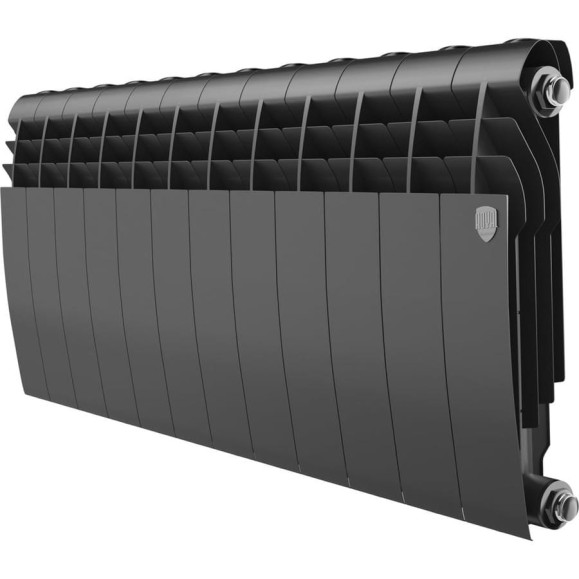 Биметаллический радиатор ROYAL THERMO BILINER B 350 чёрный, 12 секц. НС-1682256