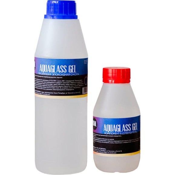 Универсальная эпоксидная смола для рисования РУ-СМОЛА AquaGlass GEL 750 грамм AQgel750 Универсальная эпоксидная смола для рисования РУ-СМОЛА AquaGlass GEL 750 грамм AQgel750