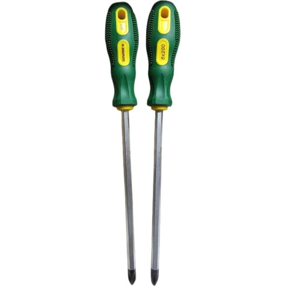 Отвертка крестовая с усилителем под ключ Tools WYNNS 200_8,0 №3, 2шт. W0398N+(2) 00000018014 Отвертка крестовая с усилителем под ключ Tools WYNNS 200_8,0 №3, 2шт. W0398N+(2) 00000018014