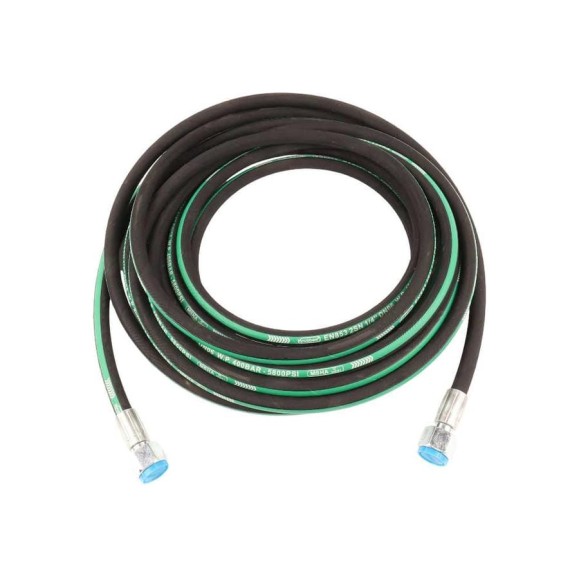 Шланг ACG для АВД 10 м 2-х оплеточный 2SN d-6 мм (гайка металл 22x1.5 - 22x1.5) 1023892 Шланг ACG для АВД 10 м 2-х оплеточный 2SN d-6 мм (гайка металл 22x1.5 - 22x1.5) 1023892