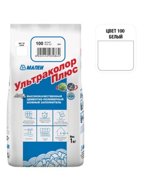 Затирка MAPEI УЛЬТРАКОЛОР ПЛЮС 100, 1 кг, FG01210001