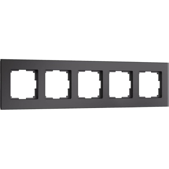 Рамка Werkel на 5 постов Senso W0053108 (черный, стекло soft-touch) a a069969